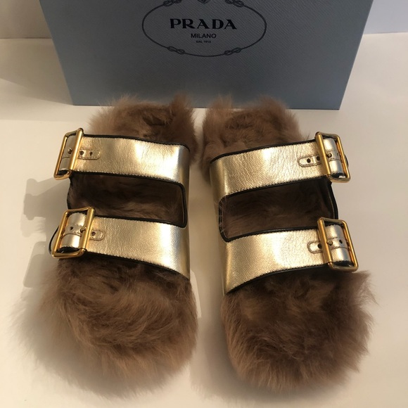 Prada Fur Sandals - Picture 4 of 7
